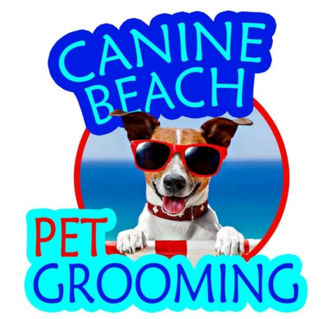 Canine Beach Pet Grooming logo